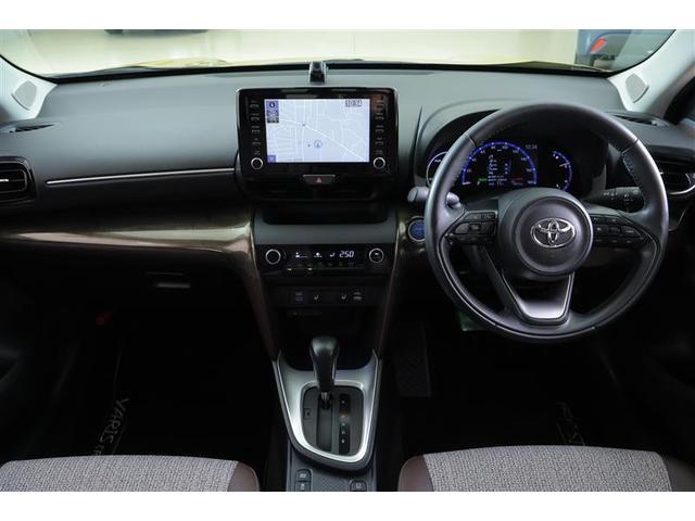 ヤリスクロス ハイブリッドZ ドライブレコーダ インテリジェントキー アルミホイル LEDライト 1オ-ナ- リアカメラ クルーズコントロール 整備記録簿 横滑り防止システム ナビTV メモリーナビゲーション 電動シ-ト パワステ(4枚目)