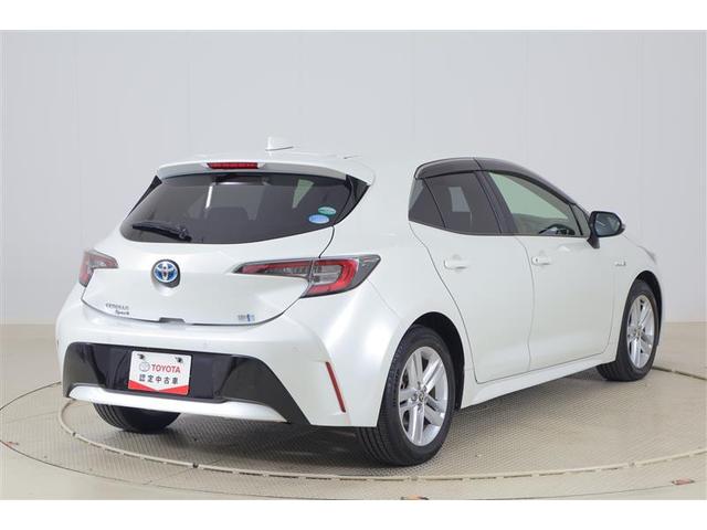 カローラスポーツ ハイブリッドＧ　衝突軽減　イモビ　アルミ　地デジ　メモリーナビゲーション　サイドエアバッグ　ドラレコ付き　クルコン　ナビＴＶ　ＬＥＤヘッドライト　ＥＳＣ　記録簿　ＥＴＣ　オートエアコン　パワステ　ＡＢＳ　エアバッグ（3枚目）