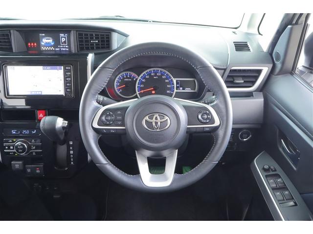 ルーミー カスタムG アイドリング 両側電動SD LEDヘット バックビューモニター 衝突回避ブレーキ スマートキー メモリナビ ワンセグTV クルーズコントロール 点検記録簿 ETC オートエアコン アルミホイール PW(10枚目)