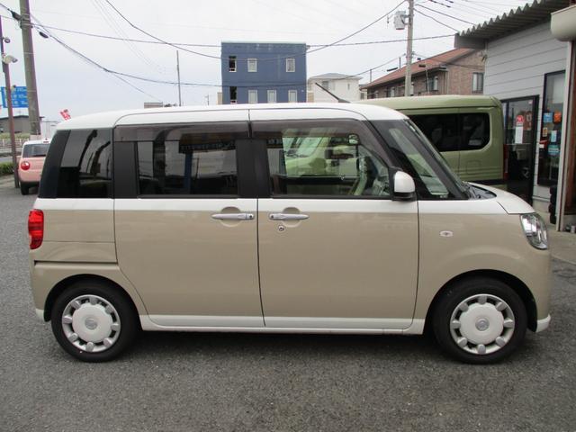 ムーヴキャンバス Ｘリミテッド　ＳＡＩＩ　両側パワースライドドア・スマートキー・プッシュスタート・運転席シートヒーター・スマートアシスト・ナビ・ＴＶ・バックカメラ・ＥＴＣ（3枚目）