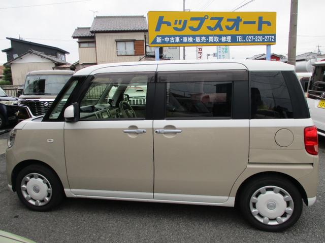 ムーヴキャンバス Ｘリミテッド　ＳＡＩＩ　両側パワースライドドア・スマートキー・プッシュスタート・運転席シートヒーター・スマートアシスト・ナビ・ＴＶ・バックカメラ・ＥＴＣ（5枚目）