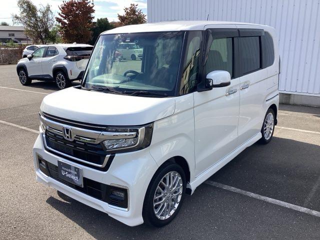 N-BOXカスタム Lターボ 両側PWスライドドア Bモニタ Iストップ 禁煙 セキュリティー クルーズコントロール ナビTV キーレスエントリー VSA ベンチS LEDランプ 助手席エアバック ターボモデル ワンセグテレビ(7枚目)