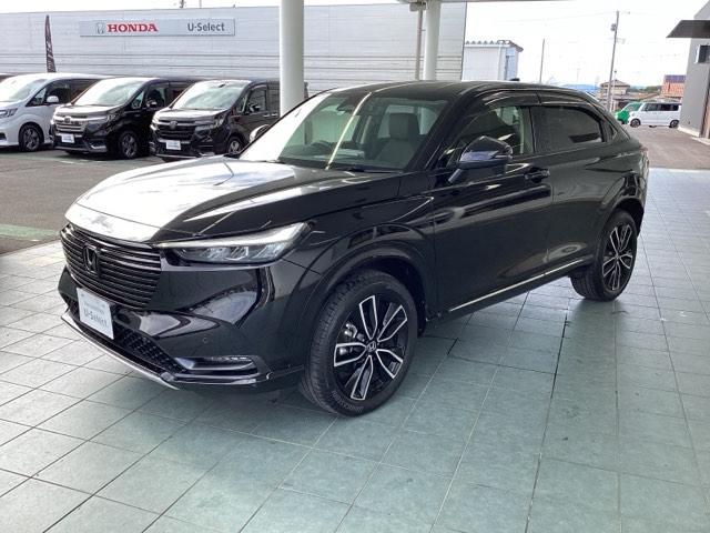 ヴェゼル e:HEVZ 衝突回避支援ブレーキ機能 スマキ Pトランク フルオートエアコン Dレコ エアバッグ 両席エアバック Rカメ 記録簿付 パワーウィンドウ LEDランプ ソナー クルーズC ナビ&TV(7枚目)