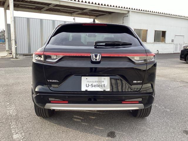 ヴェゼル e:HEVZ 衝突回避支援ブレーキ機能 スマキ フルオートエアコン Dレコ エアバッグ 両席エアバック Rカメ 記録簿付 パワーウィンドウ LEDランプ ソナー クルーズC ナビ&TV シートヒータ(3枚目)