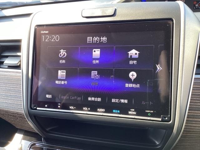 ホンダ純正メモリーナビ付きなので、迷わず目的地まで安心。
