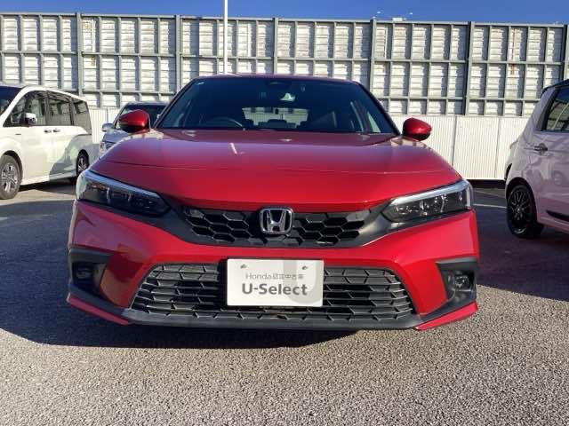 シビック ＥＸ　スペアキー・ドラレコＳＤカード無　Ｒカメ　パーキングセンサー　衝突被害軽減ブレーキ　スマートキーシステム　ＬＥＤライト　地デジフルセグ　ナビＴＶ　シートＨ　オートエアコン　キーフリー　運転席エアバッグ（2枚目）