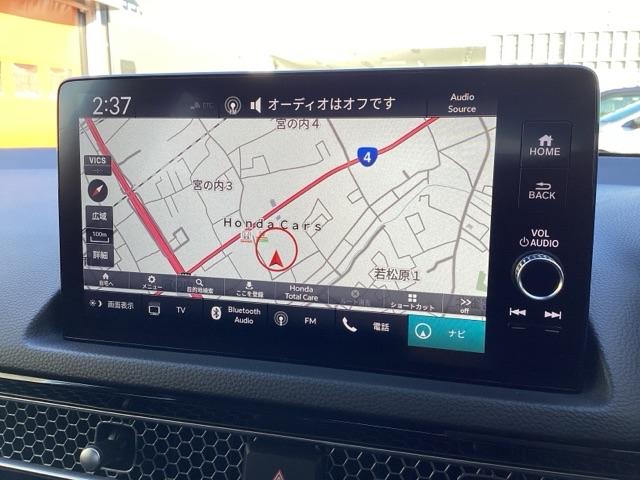 シビック ＥＸ　スペアキー・ドラレコＳＤカード無　Ｒカメ　パーキングセンサー　衝突被害軽減ブレーキ　スマートキーシステム　ＬＥＤライト　地デジフルセグ　ナビＴＶ　シートＨ　オートエアコン　キーフリー　運転席エアバッグ（10枚目）