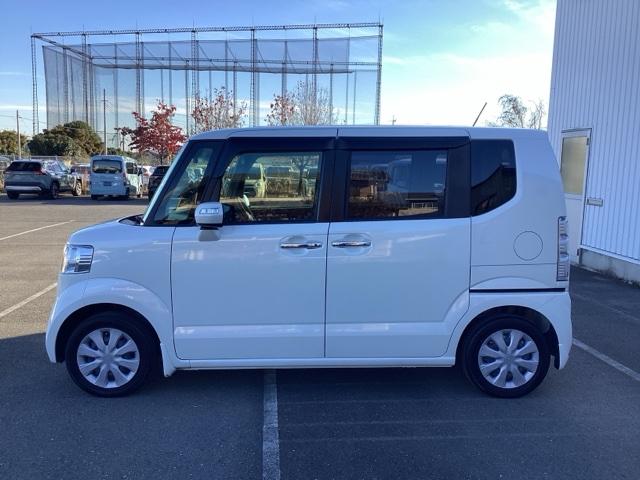 N-BOX G・Lパッケージ I-STOP カラーバックモニター 全席PW イモビライザー ナビテレビ 1セグ サイドエアバック AAC 横滑り防止 スマートキー DVD再生 ABS ETC キーレスE(5枚目)