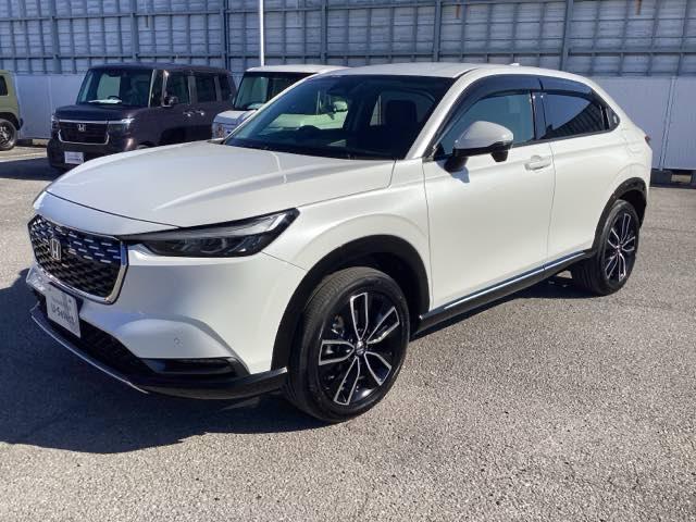 ヴェゼル e:HEVZ 衝突回避支援ブレーキ機能 スマキ フルオートエアコン エアバッグ 両席エアバック Rカメ パワーウィンドウ LEDランプ ソナー クルーズC ナビ&TV キーレスエントリー ETC付(7枚目)