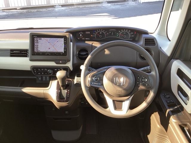 N-BOX L 衝突回避支援ブレーキ I-STOP ドラレコ付 PW パワステ Sヒーター スマ-トキ- Bカメ 地デジTV ナビ&TV 横滑り防止 ETC車載器 LEDライト エアコン付き DVD Wエアバック(15枚目)