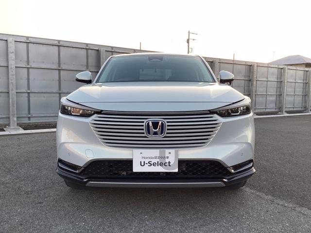 ヴェゼル ｅ：ＨＥＶＺ　衝突回避支援ブレーキ機能　スマキ　フルオートエアコン　Ｄレコ　エアバッグ　両席エアバック　Ｒカメ　パワーウィンドウ　ＬＥＤランプ　ソナー　クルーズＣ　ナビ＆ＴＶ　キーレスエントリー（2枚目）