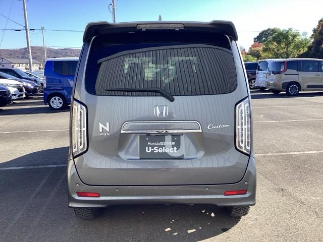 Ｎ－ＷＧＮカスタム Ｌ・ターボホンダセンシング　ブレーキサポート　盗難警報装置　横滑り防止機能　禁煙　サイドエアバック　クルーズＣ　クリアランスソナ　ＬＥＤヘッド　シ－トヒ－タ－　タ－ボ　ＡＡＣ　Ａストップ　ＡＢＳ（3枚目）