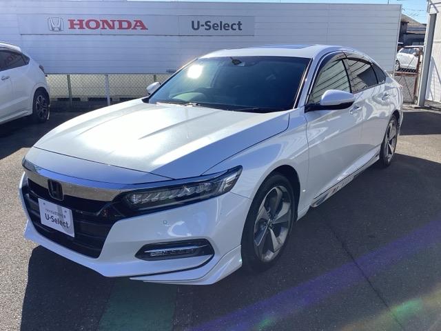 アコード EX カーテンエアバッグ イモビ 追突軽減ブレーキ オートエアコン LEDヘッドライト 皮シート 横滑り防止装置 地デジフルセグ スマキー シートヒーター USB接続 コーナーセンサー キーフリー(7枚目)