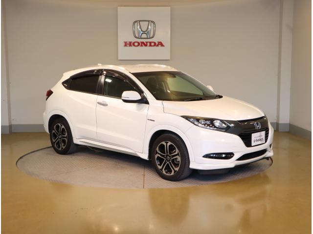 ヴェゼル ハイブリッドZ・ホンダセンシング レーダーサポート DVD再生機能 横滑り防止システム バックアイカメラ 盗難防止装置 フルセ シートヒーター付 スマ-トキ- ECOモード パワーウィンド ナビ&TV(9枚目)