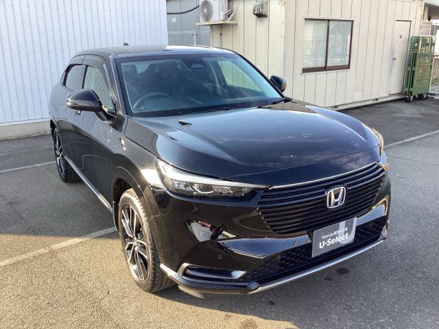 ヴェゼル ｅ：ＨＥＶＺ　衝突回避支援ブレーキ機能　１オナ　スマキ　Ｐトランク　フルオートエアコン　エアバッグ　両席エアバック　Ｒカメ　パワーウィンドウ　ＬＥＤランプ　ソナー　クルーズＣ　ナビ＆ＴＶ　禁煙（6枚目）