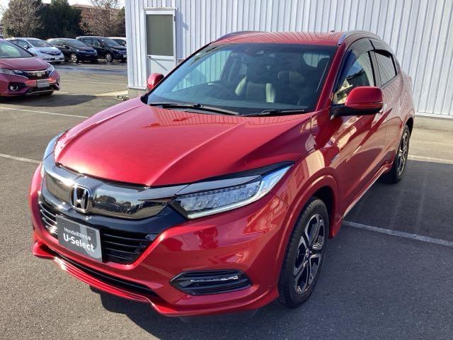 ヴェゼル ハイブリッド　１セグＴＶ　ナビＴＶ　イモビライザー　オートクルーズコントロール　キーレス　両席エアバック　エアバッグ　エアコン　ＥＳＣ　ＡＢＳ　ＥＴＣ車載器　エコモード　パワーステアリング　ＤＶＤ再生（7枚目）