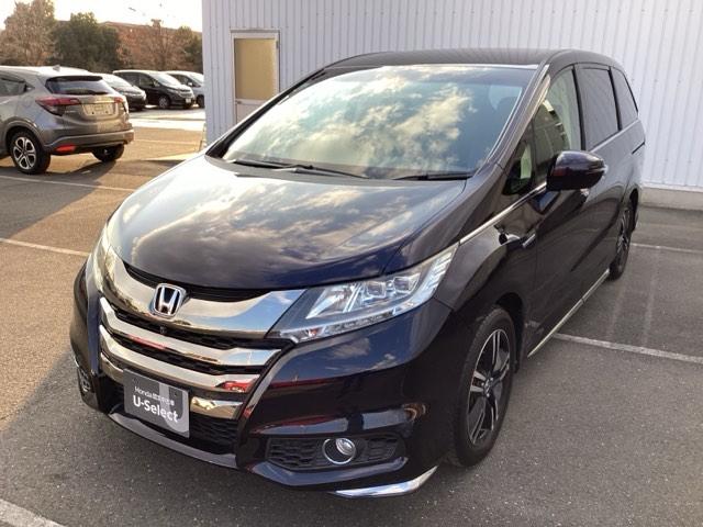 オデッセイハイブリッド ハイブリッドアブソルート・ホンダセンシンアドバンスP 衝突被害軽減 オートクルーズコントロール スマ-トキ- ナビTV AAC VSA 360度カメラ 盗難防止装置 Pアシスト DVD再生 三列シート(7枚目)