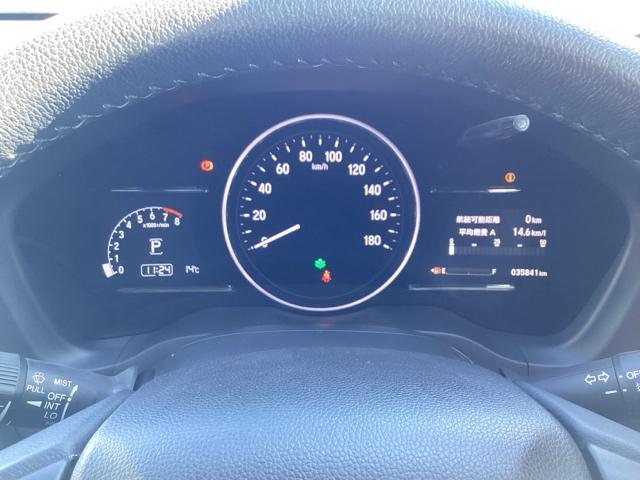 ヴェゼル Ｘ・ホンダセンシング　ワンセグ　シートヒーター　Ｒカメラ　Ｗエアバッグ　盗難防止　禁煙　アクティブクルーズコントロール　オートエアコン　ＬＥＤランプ　衝突軽減ブレ－キ　整備記録簿　カーテンエアバック（19枚目）