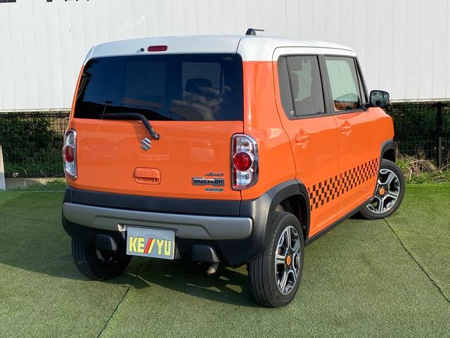 Xターボ CVTターボ 4WD 2トーンルーフ シートヒーター HIDヘッドライト フォグランプ スマートキー 盗難防止装置 横滑り防止装置 オートA/C ミラーウィンカー スペアキー 保証書 記録簿(29枚目)