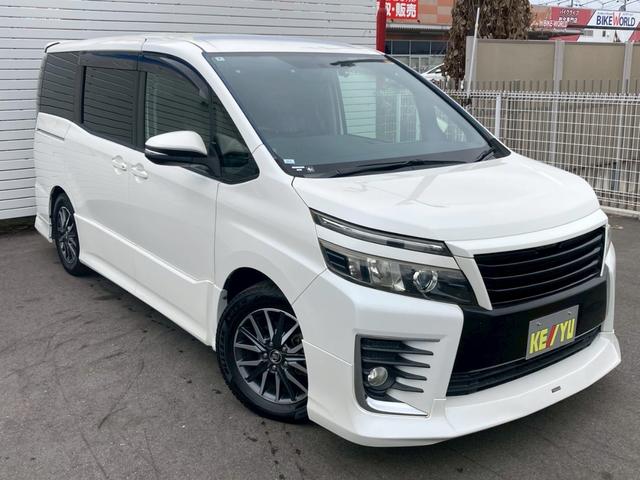 ヴォクシー ZS 禁煙/トヨタセーフティセンス/モデリスタエアロ/両側電動スライドドア/10インチナビ/11.4インチ後席モニター/バックカメラ/ETC/2022年製タイヤ/HID/TEIN車高調/黒革調シートカバー(6枚目)