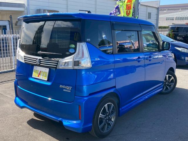 ソリオバンディット ハイブリッドMV 禁煙/デュアルカメラブレーキサポート/自動スライドドア/全方位モニター/純正8インチナビ/フルセグTV/BLUETOOTH/LED/フォグ/オートエアコン/CD/DVD/パドルシフト/ソナー/(4枚目)