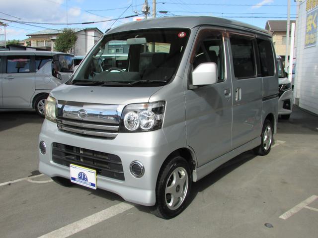 アトレーワゴン カスタムターボＲ　．ワンオーナー　純正オーディオ　キーレス　両側スライドドア　社外アルミ付きスタットレスタイヤ（7枚目）