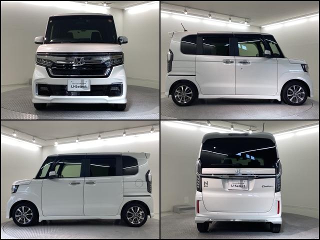 N-BOX L 当社デモカー 純正スマートナビ ドラレコ ETC障害物センサー ホンダセンシング シートヒーター ロールシェード ETC バックカメラ 両側電動スライドドア アルミホイール ベンチシート フルセグ(6枚目)