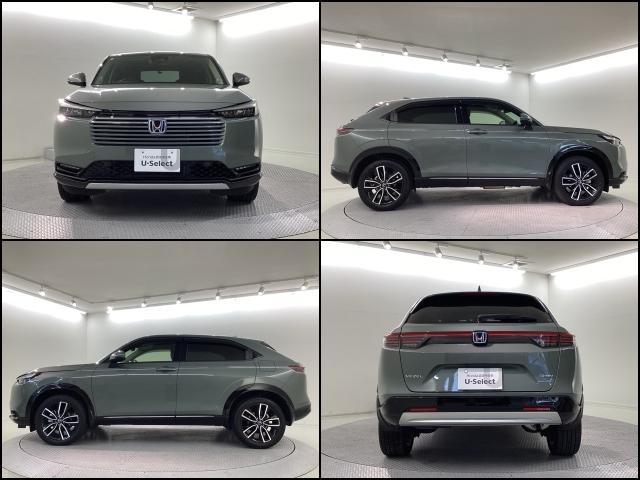 ヴェゼル ｅ：ＨＥＶＺ　当社デモカー　純正スマートナビ　ドラレコ　ＥＴＣ２．０　全周囲カメラ　障害物センサー　シートヒーター（6枚目）