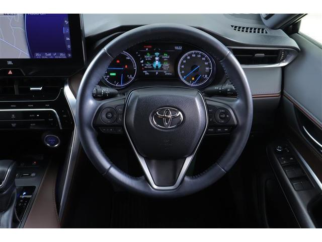 ハリアーハイブリッド Ｚ　地上デジタル　衝突被害軽減　サイドエアバッグ　ＬＥＤランプ　Ｂモニタ　クルコン　ナビＴＶ　１オーナー　横滑り防止装置　スマートキー　盗難防止システム　ＡＢＳ　アルミ　ＥＴＣ付　エアバッグ　ＡＡＣ（10枚目）