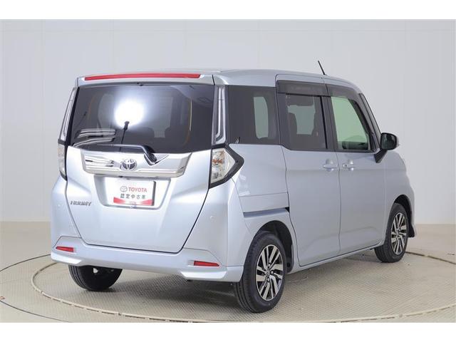 ルーミー カスタムG アイドリング 両側電動SD LEDヘット バックビューモニター 衝突回避ブレーキ 地デジ スマートキー メモリナビ クルーズコントロール 点検記録簿 DVD ETC ドライブレコーダー 1オーナー(3枚目)