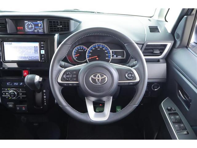 ルーミー カスタムG アイドリング 両側電動SD LEDヘット バックビューモニター 衝突回避ブレーキ 地デジ スマートキー メモリナビ クルーズコントロール 点検記録簿 DVD ETC ドライブレコーダー 1オーナー(10枚目)