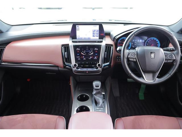 クラウンハイブリッド ＲＳアドバンス　地デジ　衝突被害軽減装置　ドライブレコーダ　ワンオーナ　ＬＥＤヘットライト　後カメラ　クルコン　ＡＣ　Ｐシート　エアバッグ　ナビＴＶ　セキュリティーアラーム　１００Ｖ充電　キーフリー　スマートキ（4枚目）