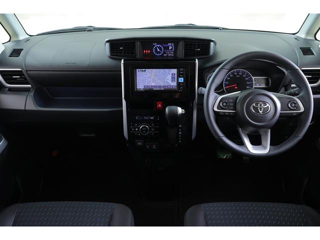 ルーミー カスタムG アイドリング 両側電動SD LEDヘット バックビューモニター 衝突回避ブレーキ 地デジ スマートキー メモリナビ クルーズコントロール 点検記録簿 DVD ETC ドライブレコーダー 1オーナー(4枚目)