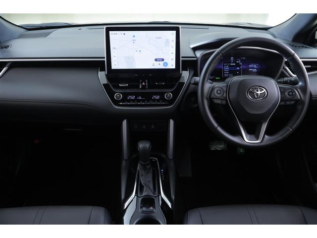 カローラクロス ハイブリッド　Ｚ　ＰＣＳ　フルセグテレビ　ＬＥＤヘッドライト　Ｂカメラ　ナビ・ＴＶ　インテリジェントキー　パワーシート　キーフリー　ドライブレコーダー　アルミホイール　ＡＣ１００Ｖ　ＥＴＣ　盗難防止　オートエアコン（4枚目）