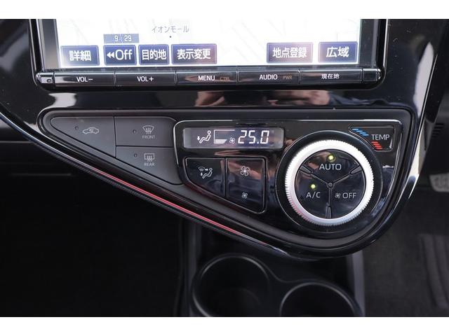 アクア S 衝突軽減B セキュリティー キーレススタート 両席エアバッグ スマートキーシステム バックモニタ ATエアコン VSC 地デジテレビ 運転席エアバッグ パワーウインドー ETC付 パワステ ABS(8枚目)