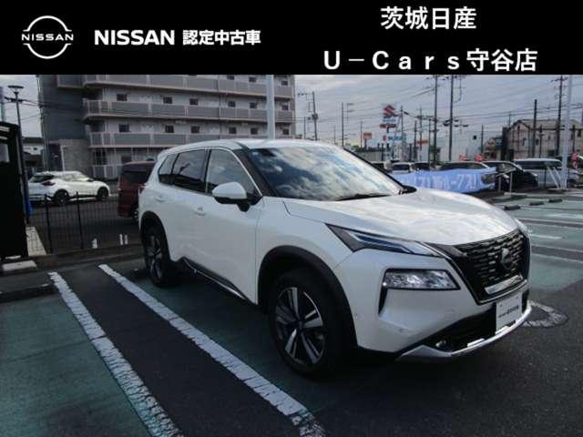 エクストレイル １．５　Ｇ　ｅ－４ＯＲＣＥ　４ＷＤ　１２．３インチ日産コネクトナビ・アラウンドビ　試乗車　１オーナー　パークアシスト　禁煙　ＬＥＤヘッドランプ　ナビＴＶ　スマートキー　レーダークルーズ　ＬＫＡ　キーフリー　ＥＴＣ　４ＷＤ　アルミホイール　メモリーナビ　記録簿　ドライブレコーダー（3枚目）