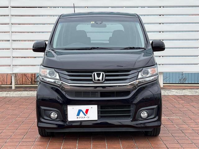 Ｎ－ＷＧＮカスタム Ｇ・ターボパッケージ　衝突軽減装置　禁煙車　純正ナビ　バックカメラ　Ｂｌｕｅｔｏｏｔｈ　ＥＴＣ　ＨＩＤヘッド　クルコン　スマートキー　オートライト　オートエアコン　革巻きステアリング　ステアリングスイッチ　１５インチアルミ（14枚目）