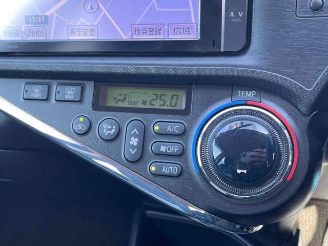 アクア S SDナビ バックカメラ スマートキー ETC オートライト オートエアコン Bluetooth CD DVD再生 フルセグ(5枚目)