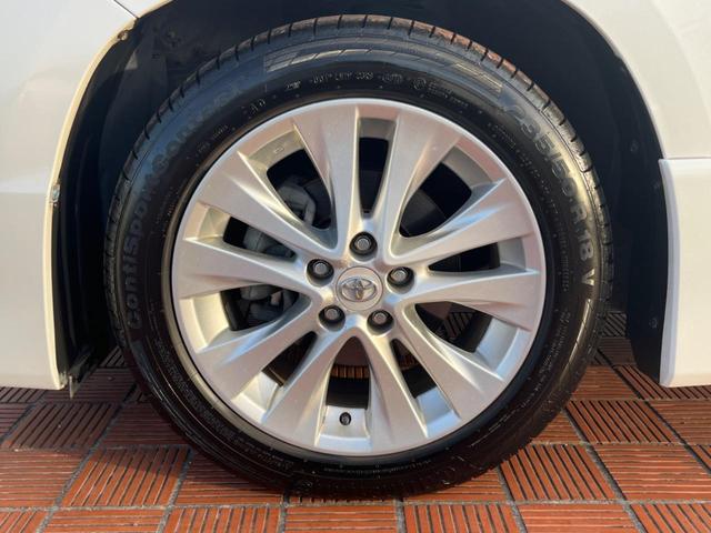 アルファード 240S サンルーフ 両側電動ドア 純正ナビ バックカメラ ドラレコ コーナーセンサー スマートキー HIDヘッド ビルトインETC 車線逸脱警報 オートライト デュアルエアコン 純正18インチアルミ(46枚目)