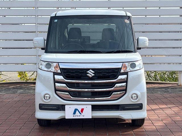 スペーシアカスタムZ ベースグレード 両側電動ドア 衝突被害軽減システム シートヒーター スマートキー HIDヘッド ETC 純正14インチアルミ 車線逸脱警報 オートライト オートエアコン Bluetooth CD DVD再生(15枚目)