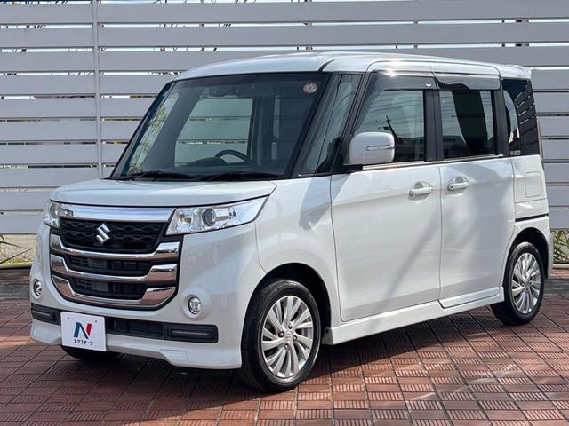 スペーシアカスタムZ ベースグレード 両側電動ドア 衝突被害軽減システム シートヒーター スマートキー HIDヘッド ETC 純正14インチアルミ 車線逸脱警報 オートライト オートエアコン Bluetooth CD DVD再生(39枚目)