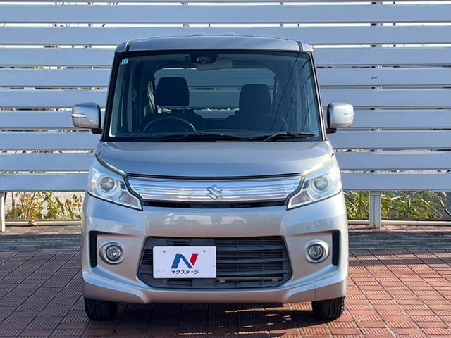 スペーシアカスタム XS 両側電動ドア DVDナビ バックカメラ 衝突被害軽減システム 禁煙車 スマートキー HIDヘッド ビルトインETC 純正14インチアルミ オートライト オートエアコン Bluetooth CD(14枚目)