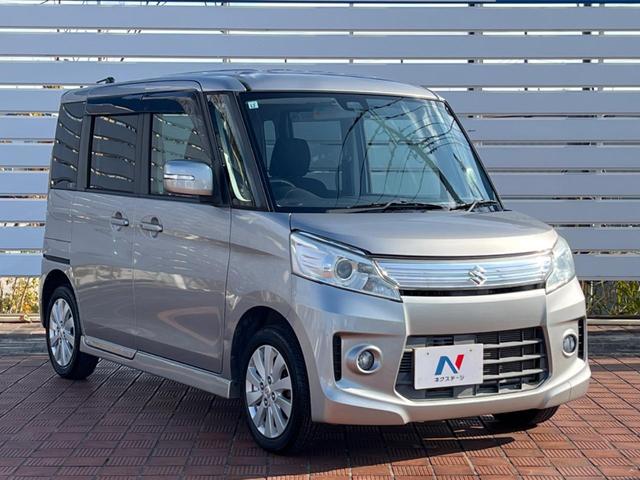 スペーシアカスタム XS 両側電動ドア DVDナビ バックカメラ 衝突被害軽減システム 禁煙車 スマートキー HIDヘッド ビルトインETC 純正14インチアルミ オートライト オートエアコン Bluetooth CD(16枚目)