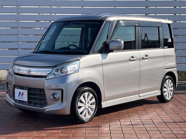 スペーシアカスタム XS 両側電動ドア DVDナビ バックカメラ 衝突被害軽減システム 禁煙車 スマートキー HIDヘッド ビルトインETC 純正14インチアルミ オートライト オートエアコン Bluetooth CD(40枚目)