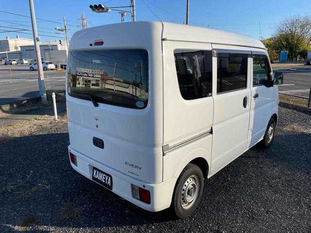 エブリイ ＰＣ　ＡＴ　衝突被害軽減システム　クリアランスソナー　ＥＴＣ　ナビ　両側スライドドア　キーレスエントリー　盗難防止システム　ＥＳＣ　エアコン　パワーステアリング　パワーウィンドウ（7枚目）