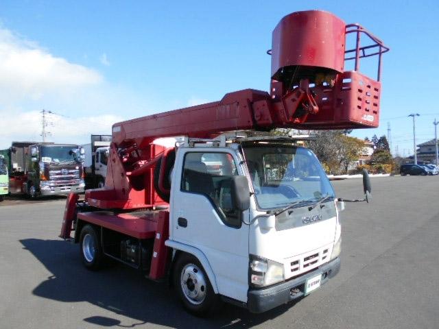 　高所作業車　上物アイチ製　スカイマスター　型式ＳＳ１２Ａ　地上高１１．９ｍ　バケット積載荷重２００ｋｇ　首振りバケット　５速ミッション　排ガス適合(8枚目)