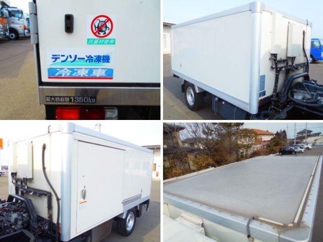 トヨエース 　冷蔵冷凍車　上物デンソー　－７度設定　積載１．３５ｔ　荷台寸法２９１ｘ１５２ｘ１０５　荷台床：アルミ床（ラッシングレール２段　左サイドスライド扉　荷室カーテン付　フルタイム４ＷＤ　ノーマルタイヤ４本付（19枚目）