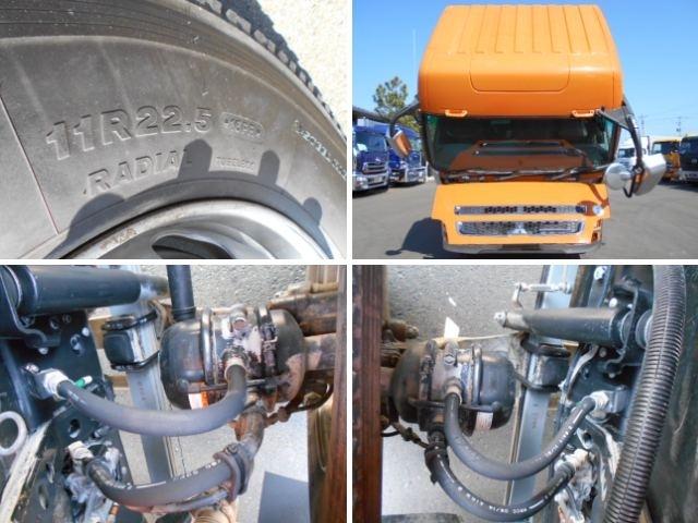 スーパーグレート 　ロングダンプ　上物新明和製　積載９．７ｔ　荷台寸法６５０×２３５×４２（差枠有）　電動コボレーン　ハイルーフ　４６０馬力（ターボ車）　２デフ　リターダー　走行６６．８万ｋｍ　７速ミッション（30枚目）