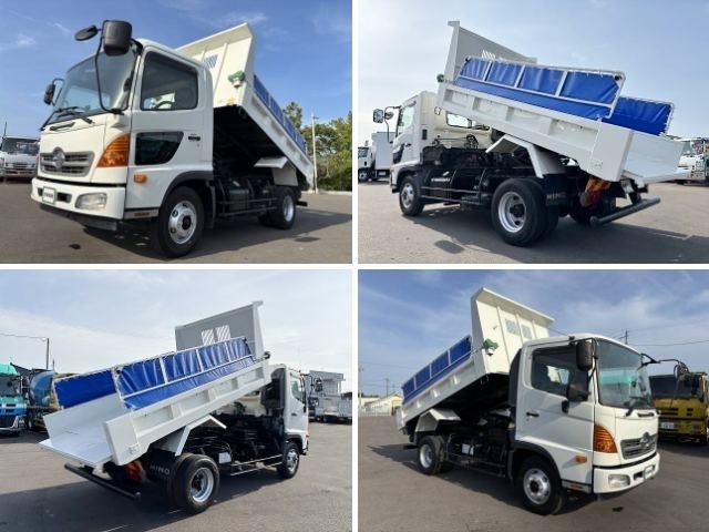 ヒノレンジャー 　Ｌゲートダンプ　上物極東開発製　積載３．５ｔ　電動コボレーン付　走行６．１万ｋｍ（8枚目）