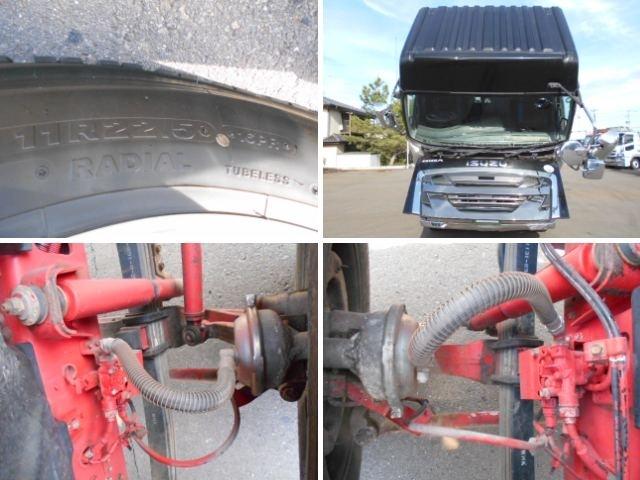 ギガ 　林業仕様　上物古河ユニック　積載１０．３ｔ　３６０℃回転グラップル付　荷台寸法８２６×２４６　ハイルーフ　２デフ　リターダー　アルミホイール　走行８１．５万ｋｍ　７速ミッション（30枚目）